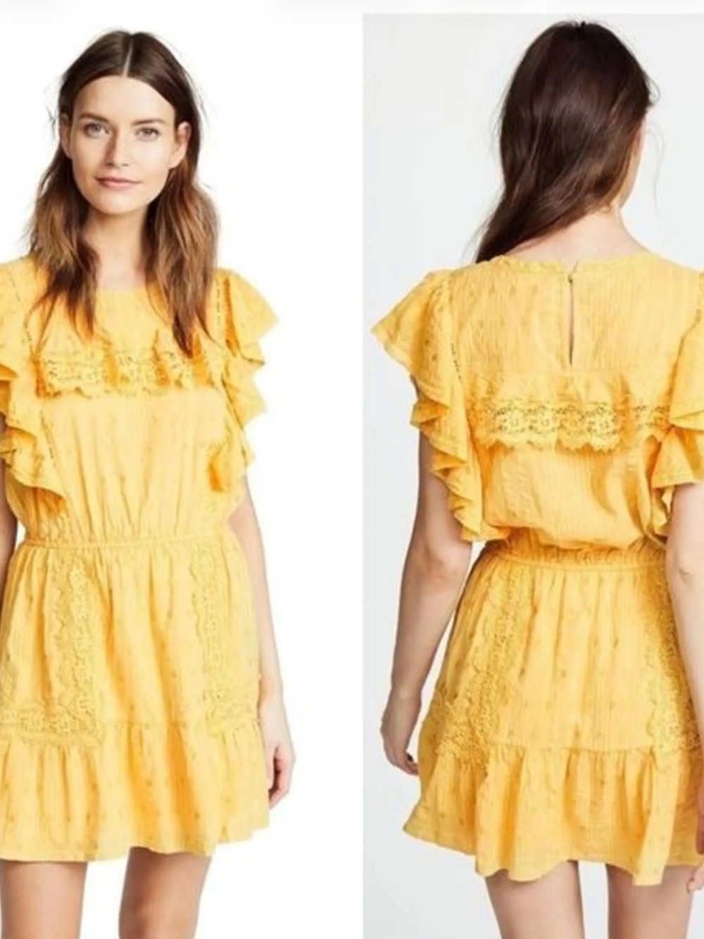 LoveShackFancy Whitney Dress Marigold